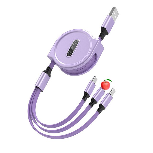 MultiPurpose Retractable USB Cable