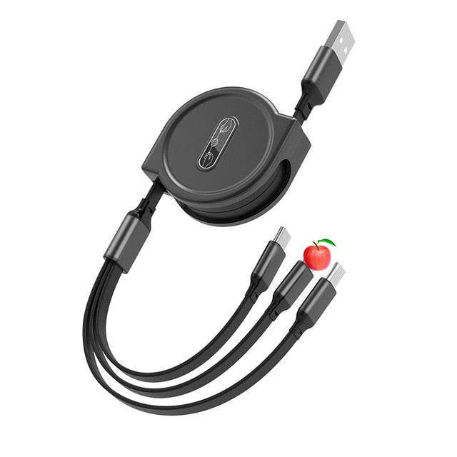 MultiPurpose Retractable USB Cable